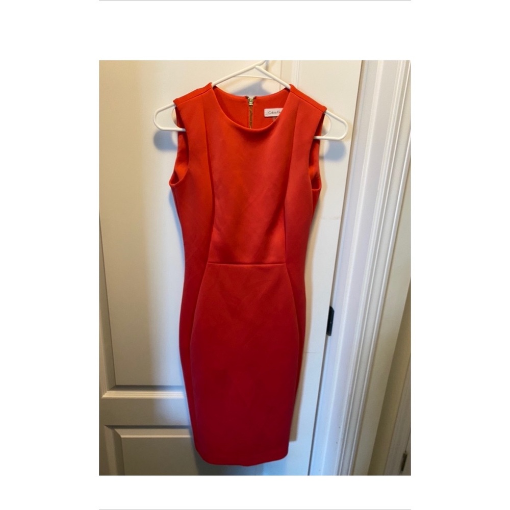 Red Calvin Klein Dress